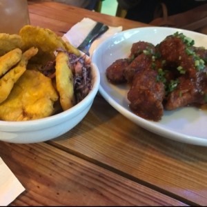 wing con patacones