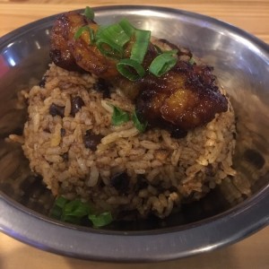 Arroz con Coco y Platano
