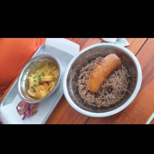 Camarones con Curry y Coco