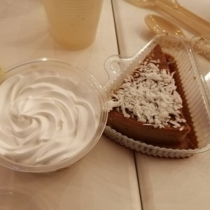 Flan de coco y 3 leches