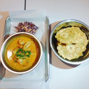 Shrimp in coconut milk