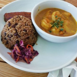 Camarones al curry