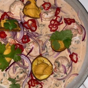 Shrimp Ceviche with Chips