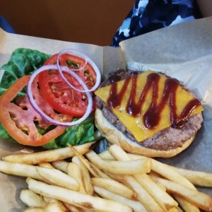 amburquesa con queso