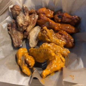 wings en salsa mild y