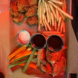 Combo wing y boneless