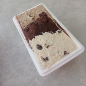 Helado de 16 onzas con 3 sabores