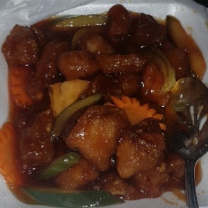 costillas agridulce