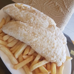filete pescado y papas