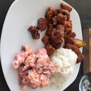 cerdo en salsa bbq 