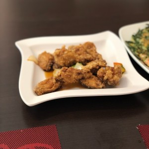Alitas en salsa dulce de Soya