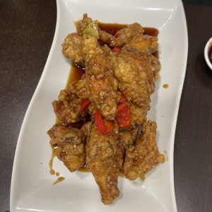 1/2 orden pollo frito