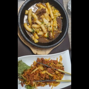 Tteokbokki + LA GAlbi