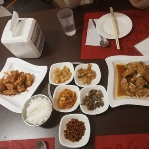 Alitas agridulces y picantes