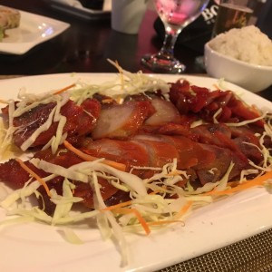 Puerco asado en salsa de miel