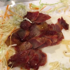 Puerco asado en salsa de miel