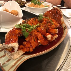 Mariscos - Pescado agridulce entero
