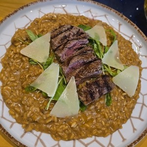 Risotti - Risotto Al Funghi con filete