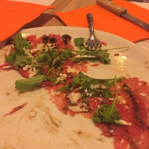carpaccio...