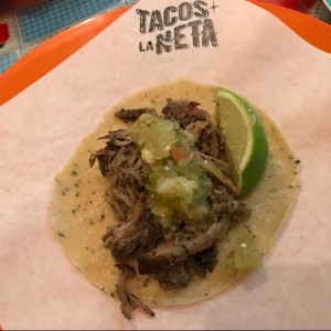 taco de cerdo