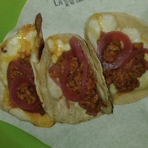 Tacos de chorizo