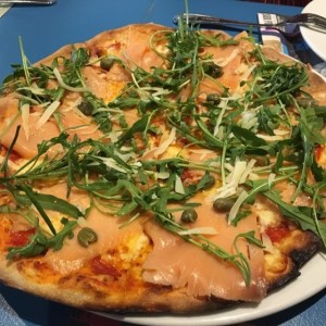 Pizza de Salmon