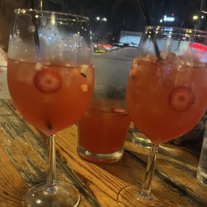 Sangria de fresa 