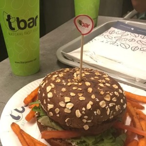 hamburguesa de falafel