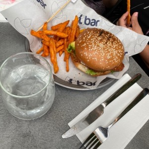 hamburguesa de pollo 