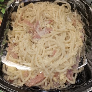Spaguetti a la carbonara
