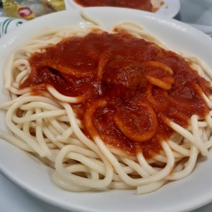 espagueti salsa roja