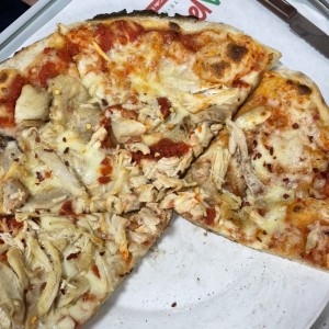 Pizza personal de pollo