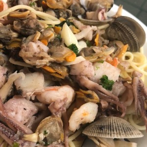 soaguettis a la pescatore