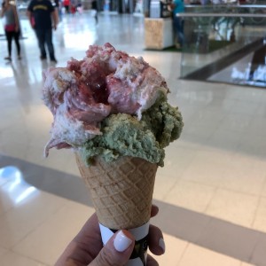 yogourt con pistacho
