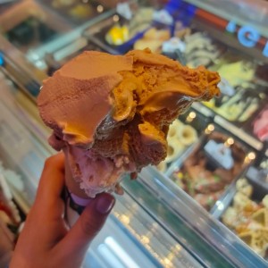 helado de caramelo Salado