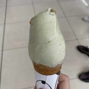 Helado de pistacho