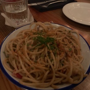 spaguettis con pulpo