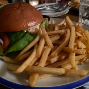 hamburguesa de la carta