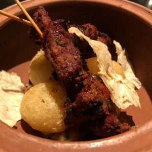 carne de palillo a estilo del chef