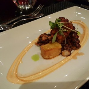 Pulpo a la brasa