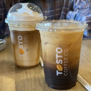 Cold brew tosto / Caramel latte
