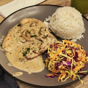 Chicken al hongo