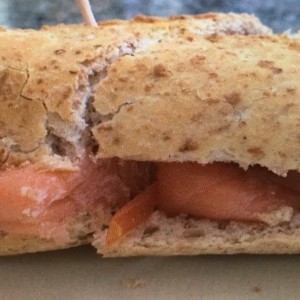 salmon sandwich