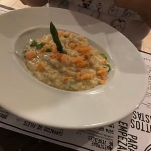 risotto de salmon