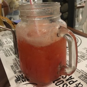 jugo de fresas