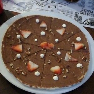 Pizza dulce - Pizza de Nutella