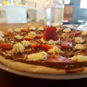 Pizza dulce - Pizza de Nutella
