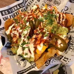 Nachos con chili