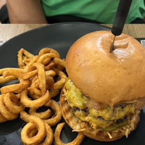 Hamburguesa con papas
