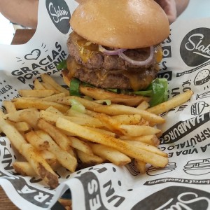 Doble hamburguesa